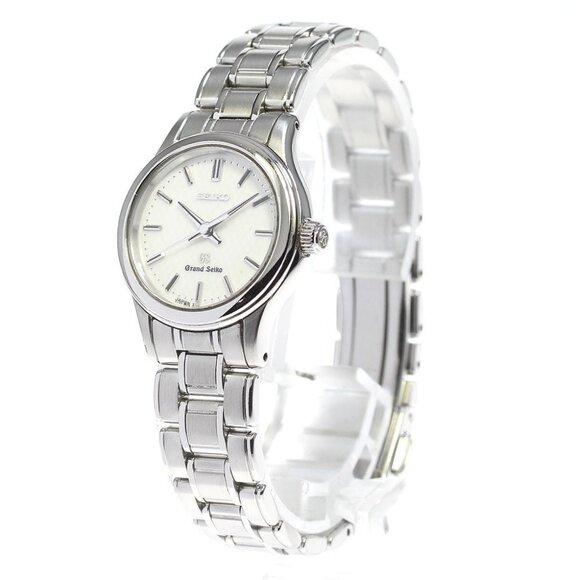 SEIKO Grand Seiko STGF027/4J51-0AA0 White Dial Quartz Ladies Watch - Picture 1 of 11